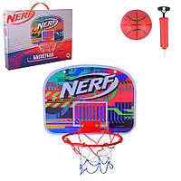 Дитячий ігровий баскетбольний набір щит із м'ячем і насосом 30,5х40,5х6 см Bambi Різнобарвний (2000002463009)