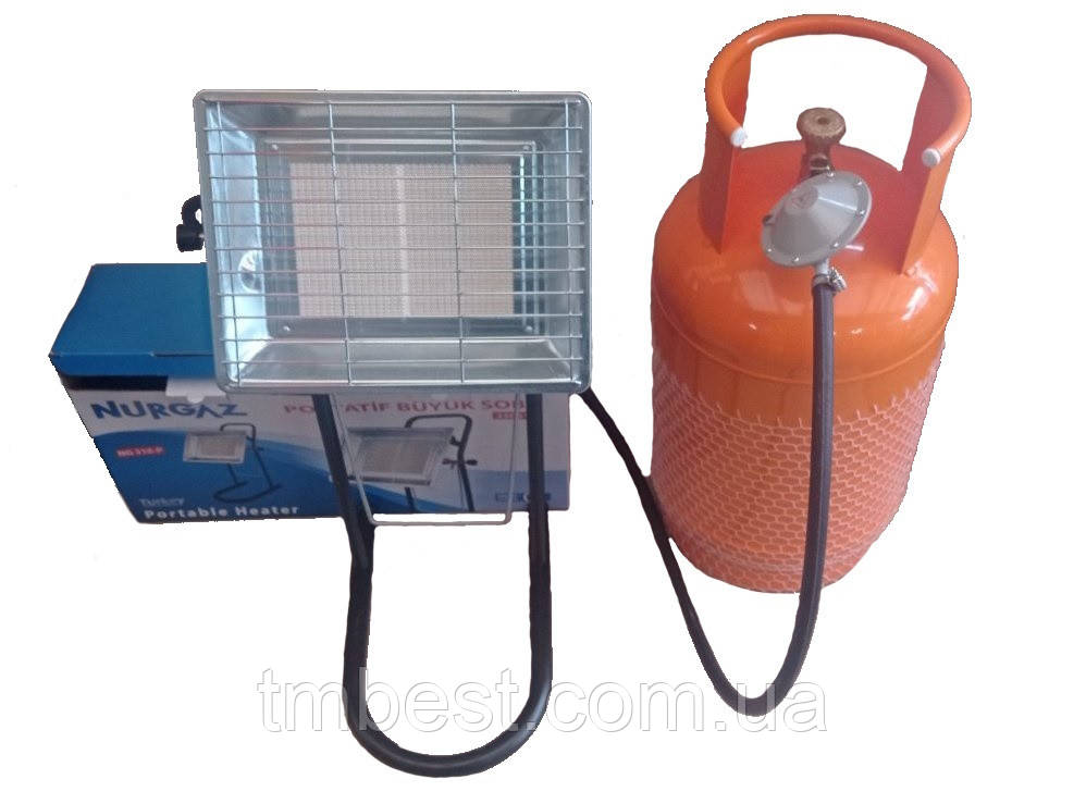 Балон газовий 27 л з нагрівачем Nurgas Туреччина 3.5 кВт