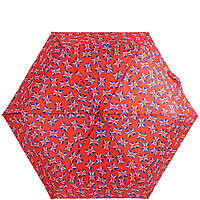 Жіноча складана парасолька механічна (FULL412-union-jack-flags) 91 см INCOGNITO Червона (2000001291818)