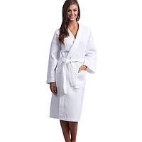 Вафельный халат XXL Luxyart Белый (2000001225080)