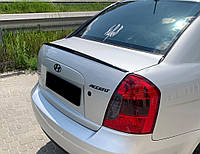 Спойлер LIP (Sunplex, черный) для Hyundai Accent 2006-2010 гг