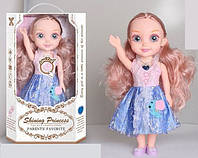 Красивая кукла с длинными волосами, звуковыми и световыми эффектами 16х6х34 см No brand Разноцветный