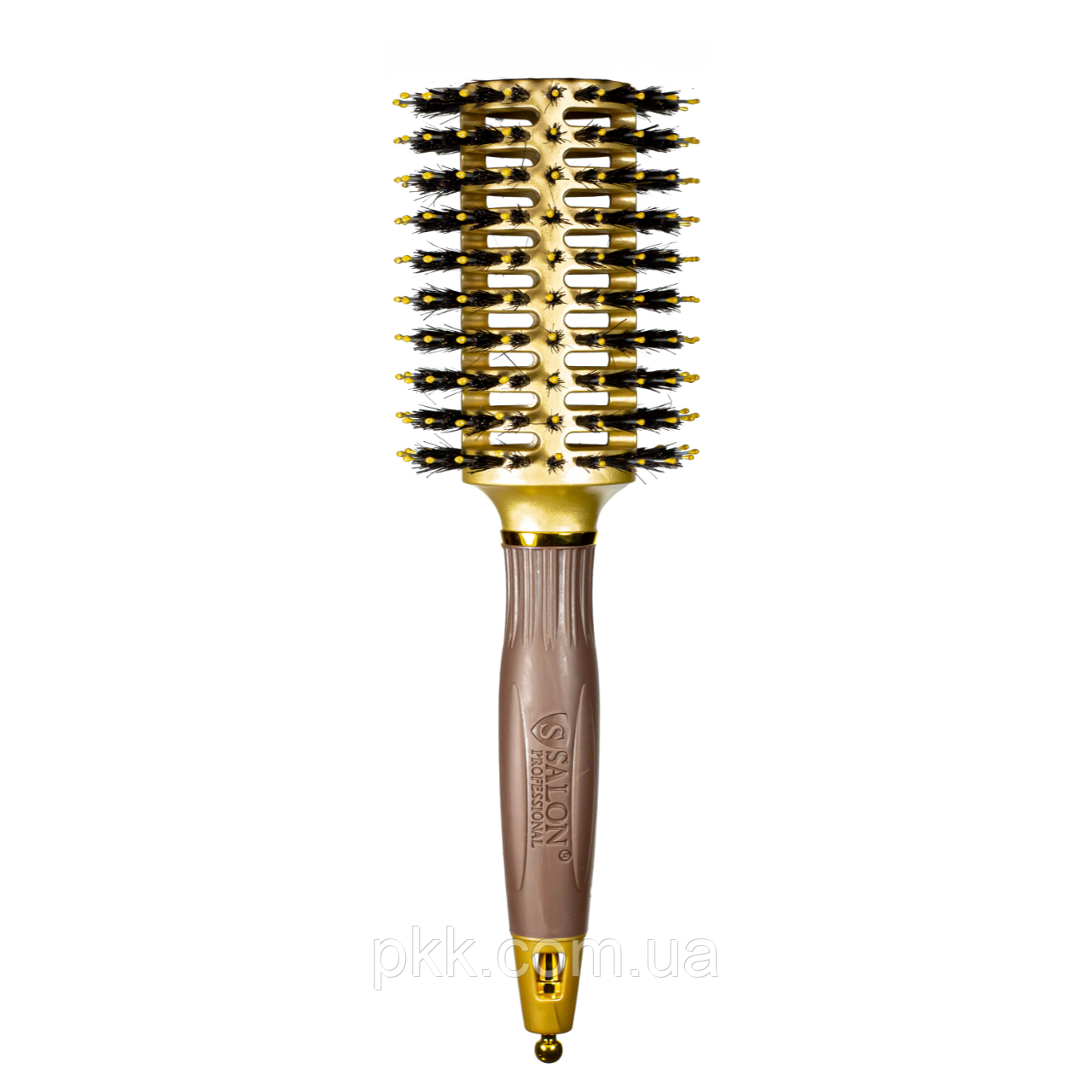 Щітка брашинг для волосся керамічний Ceramic 25х7,5 см Salon Professional Золотистий (2000002543138)