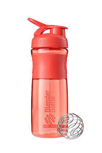 Спортивна пляшка-шейкер (SM 28oz) 820 мл Blender Bottle Кораловий (2000001561638)