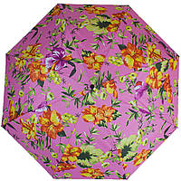 Жіноча складана парасолька напівавтомат 95 см Happy Rain Рожева (2000002487197)