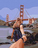 Картина за номерами Іди за мною Сан-Франциско 40x50 см Brushme Різнобарвний (2000002209584)