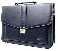 Чоловічий діловий портфель 40х29х15 см Verto Синій (2000001598856)