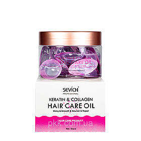 Олія для волосся з колагеном і кератином Keratin Collagen Hair Care Oil 30 шт 30 мл Sevich (2000002537113)