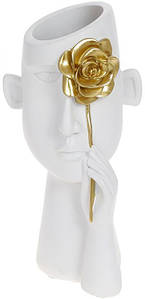 Декоративне кашпо "Золота Троянда" 27х13 см Bona (2000002656111)