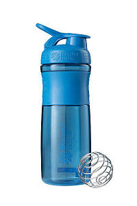 Спортивна пляшка-шейкер (SM 28oz) 820 мл Blender Bottle Блакитний (2000001562222)