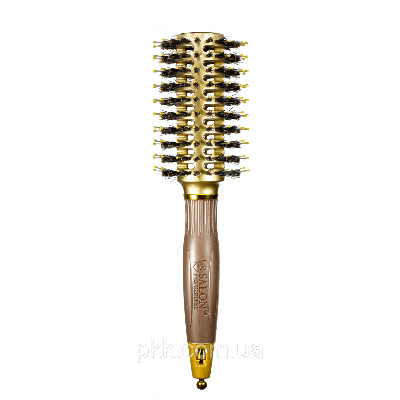 Щітка брашинг для волосся керамічна Ceramic 25х6 см Salon Professional Золотистий (2000002543121)