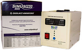 Інвертор (резервне джерело живлення) Sinus PRO 800 E Volt Polska (2000002515647)