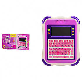 Розвивальний дитячий планшет на рус. і англ. мовами 23х4х26 см Play Smart Рожевий (2000002177371)
