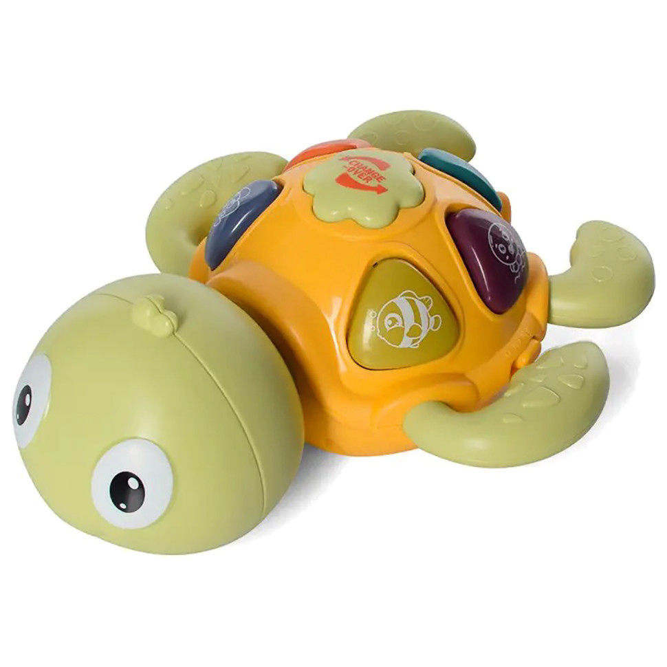 Дитяча іграшка інтерактивна "Черепаха" музична 14х12х19 см Bambi Бірюзовий (2000002415039)