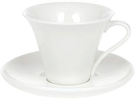 Чайно-кавовий набір "White City Мінімал" 4 чашки та 4 блюдця 260 мл Bona (2000002654049)