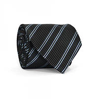Краватка 9х150 см Emilio Corali Чорно-білий (2000000308623)