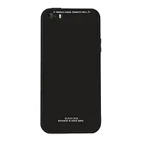 Чехол-накладка TOTO Pure Glass Case для iPhone 5/5S/SE Black