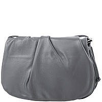 Женская кожаная сумка ридикюль (VT-8813-Dgrey) 26х17х6 см Vito Torelli Серый (2000001489918)