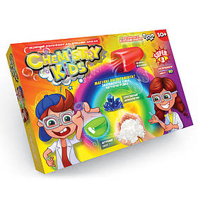 Дитячий набір для проведення дослідів "CHEMISTRY KIDS" 34х8,5х23 см Danko Toys Різнобарвний (2000002427629)