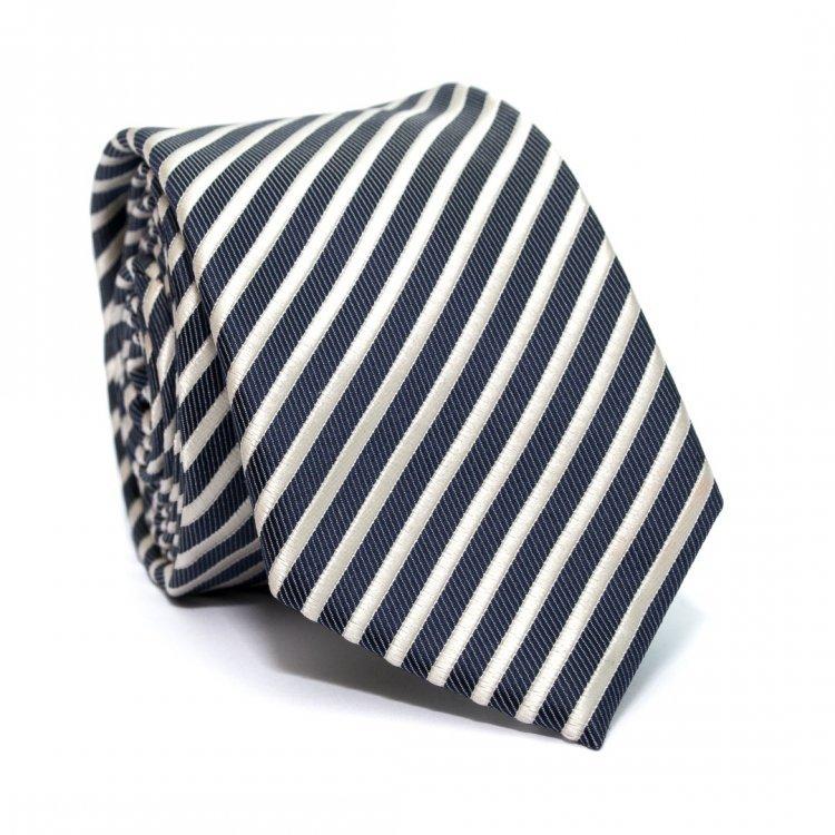 Краватка 6,5х150 см C&A Синьо-біла (2000000304946)
