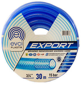 Шланг для поливання армований d-3/4" 30 м Export (3-шаровий) Evci Plastik (2000002512028)