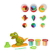 Набір для ліплення з тістом "Dino Max" 16х35х21 см Lovin Різнобарвний (2000002467465)