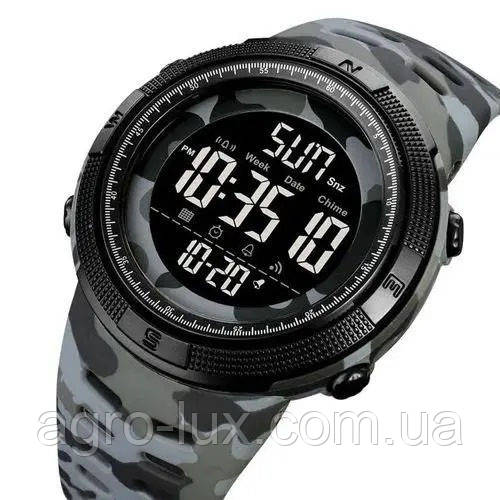 Чоловічий армійський водостійкий тактичний годинник SKMEI 2070CMGY / Наручний годинник CK-842 skmei електронний