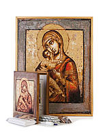 Набор для вышивания бисером Владимирская икона Божией Матери 55х64 см Александра Токарева (2000001203538)