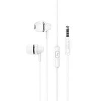 Навушники BOROFONE BM74 Singer universal earphones with microphone White