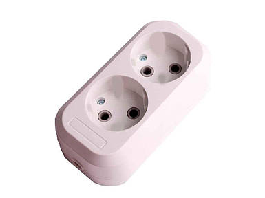 Колодка 2 без заземлення ЕН-2128 ТМ ELECTROHOUSE FG