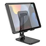 Тримач для мобільного HOCO HD1 Admire folding tablet desktop stand Black, фото 2