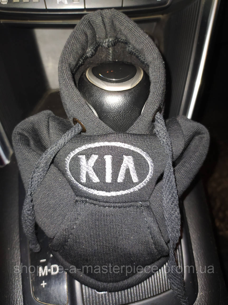 Чохол кофта Худі аксесуар на КПП  Car Hoodie кіа KIA чорний подарунок автомобілісту 10070