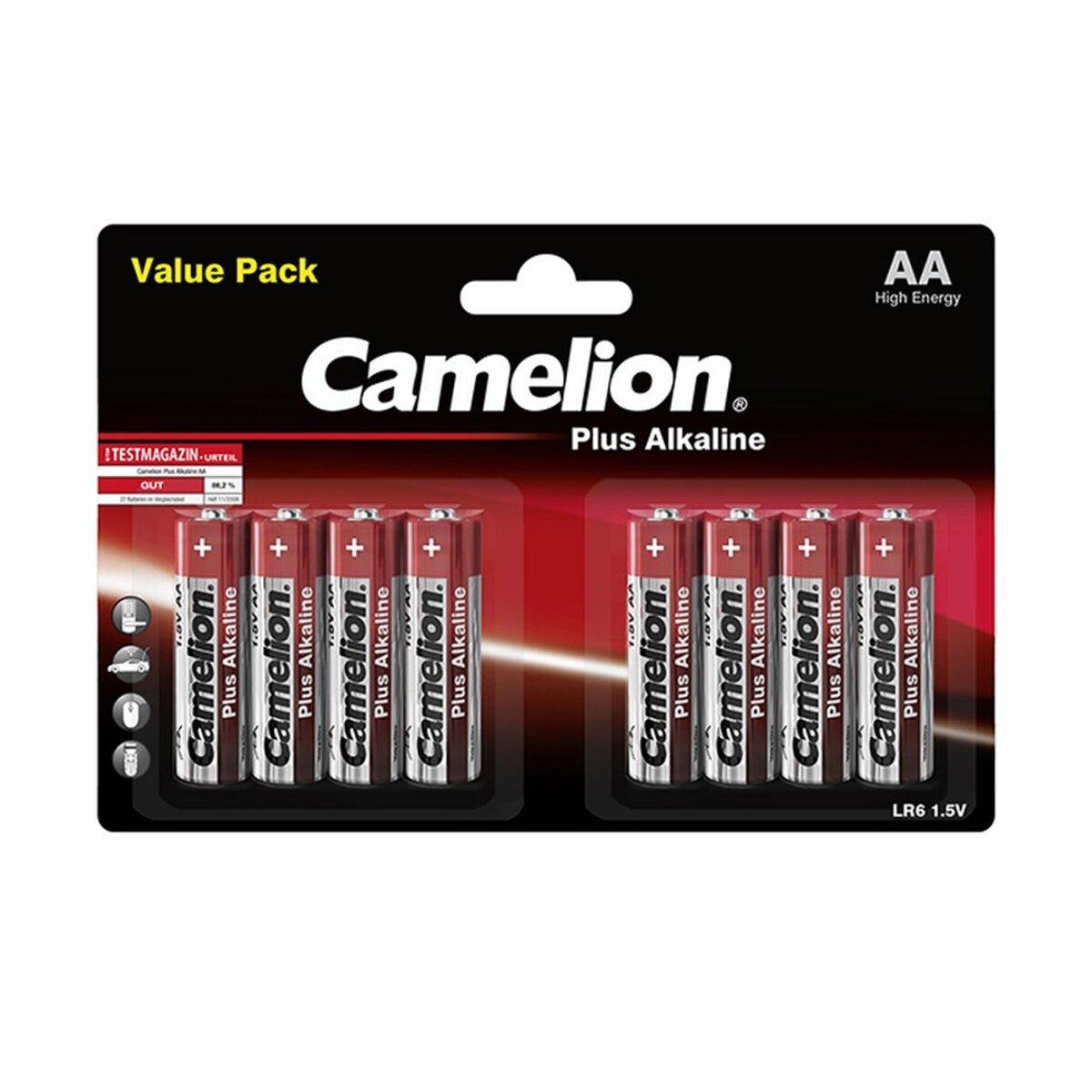 Батарейка CAMELION Plus Alkaline AA/LR6 BP8 (4+4) 8 шт (C-11044806)