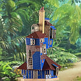 Дім Рона Візлі металевий 3Д пазл для домашнього складання, фото 3