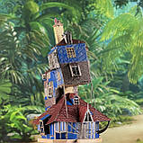 Дім Рона Візлі металевий 3Д пазл для домашнього складання, фото 4