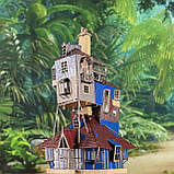 Дім Рона Візлі металевий 3Д пазл для домашнього складання, фото 8