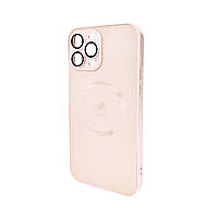 Чохол для смартфона AG Glass Matt Frame Color MagSafe Logo for Apple iPhone 13 Pro Max Chanel Pink