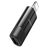 Адаптер BOROFONE BV18 iP male to Type-C female USB2.0 adapter Black, фото 4