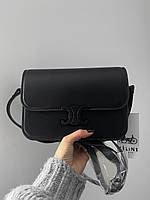 Женская сумочка келин чёрная Celine вместительная изысканная сумочка через плечо