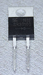 SR30100; (30A,100В),TO-220A;