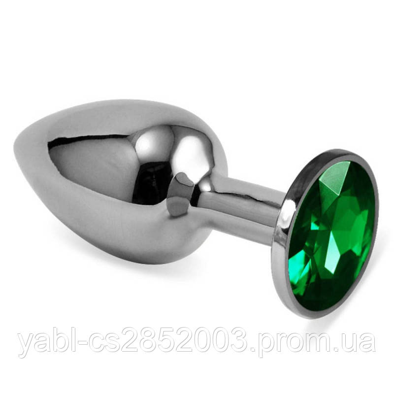 Анальна пробка — Heavy Metal Anal Plug Rosebud Classic S Green