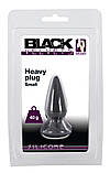 Анальна пробка - Black Velvets Heavy Plug Small, фото 5