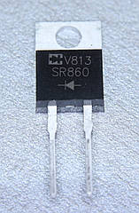  SR860;  (8A,60В),  TO-220AC