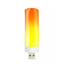 Лампа-світлодіодна USB H2118 імітує ефект полум'я