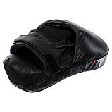 Лапи вигнуті шкіряні (2 шт.) для боксу та єдиноборств FISTRAGE VL-8488 25x20x4 см, фото 5