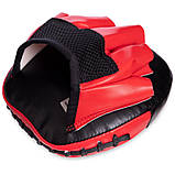 Лапи боксерські вигнуті (2 шт.) лапи-рукавички PU MAXXMMA MP04 15x15x4 см, фото 5