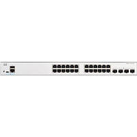 Коммутатор Cisco Catalyst 1300 24-port GE, PoE, 4x1G SFP (C1300-24P-4G)