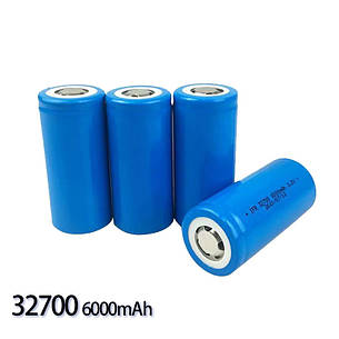 Комплект акумулятори LiFePo4 32700 (6 шт), 3.2V, 6000 mAh, 6.1Аh, 6-7 мОм літій залізо-фосфатні, фото 2