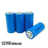 Комплект акумулятори LiFePo4 32700 (6 шт), 3.2V, 6000 mAh, 6.1Аh, 6-7 мОм літій залізо-фосфатні, фото 2