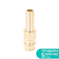 Штуцер елочка для шланга 8мм папа (латунь) Sigma 7022581